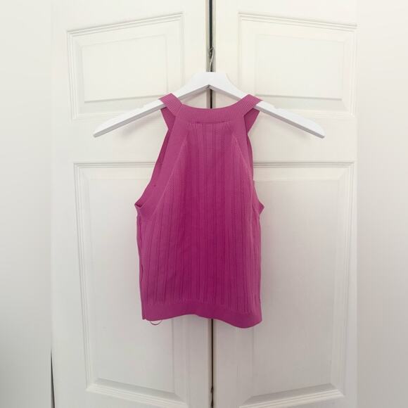 Happily Grey Women's High Neck Sleeveless Nautical Knit Sweater Tank Size Medium - Picture 5 of 6